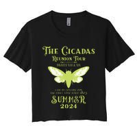 The Cicada Reunion U.S 2024 Cicada Concert Fest Women's Crop Top Tee