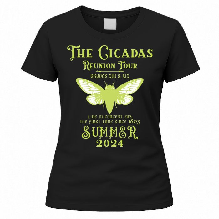 The Cicada Reunion U.S 2024 Cicada Concert Fest Women's T-Shirt