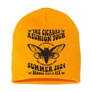 The Cicada Reunion U.S 2024 Concert Fest Lover Groovy Short Acrylic Beanie