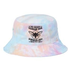 The Cicada Reunion U.S 2024 Concert Fest Lover Groovy Tie Dye Newport Bucket Hat