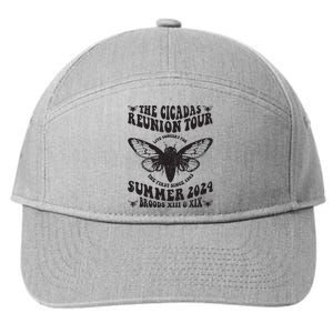 The Cicada Reunion U.S 2024 Concert Fest Lover Groovy 7-Panel Snapback Hat