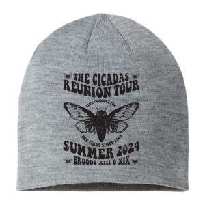 The Cicada Reunion U.S 2024 Concert Fest Lover Groovy Sustainable Beanie