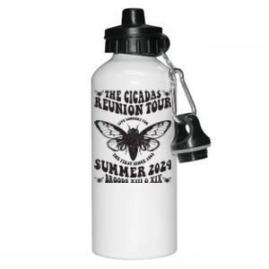 The Cicada Reunion U.S 2024 Concert Fest Lover Groovy Aluminum Water Bottle