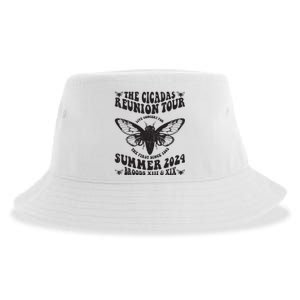 The Cicada Reunion U.S 2024 Concert Fest Lover Groovy Sustainable Bucket Hat