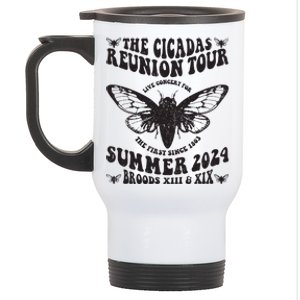 The Cicada Reunion U.S 2024 Concert Fest Lover Groovy Stainless Steel Travel Mug