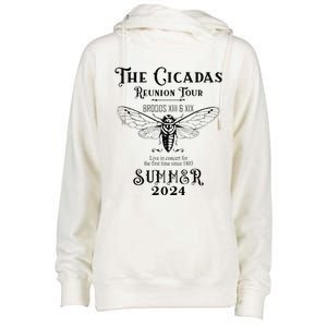 The Cicadas Reunion Summer 2024 Womens Funnel Neck Pullover Hood