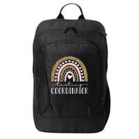 Testing Coordinator Rainbow Leopard Test Day Teacher Student City Backpack
