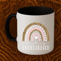 Testing Coordinator Rainbow Leopard Test Day Teacher Student Mug