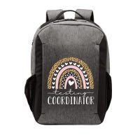 Testing Coordinator Rainbow Leopard Test Day Teacher Student Vector Backpack
