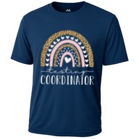 Testing Coordinator Rainbow Leopard Test Day Teacher Student Performance Shirt