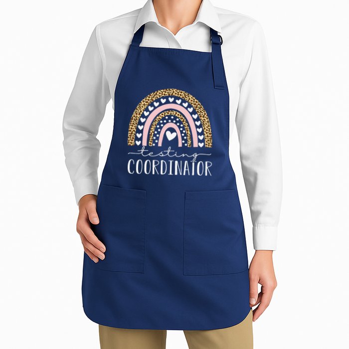 Testing Coordinator Rainbow Leopard Test Day Teacher Student Apron