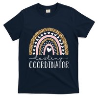 Testing Coordinator Rainbow Leopard Test Day Teacher Student T-Shirt