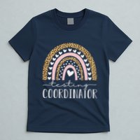 Testing Coordinator Rainbow Leopard Test Day Teacher Student T-Shirt