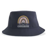 Testing Coordinator Rainbow Leopard Test Day Teacher Student Sustainable Bucket Hat