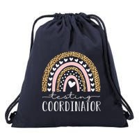 Testing Coordinator Rainbow Leopard Test Day Teacher Student Drawstring Bag