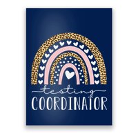 Testing Coordinator Rainbow Leopard Test Day Teacher Student Poster