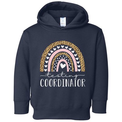 Testing Coordinator Rainbow Leopard Test Day Teacher Student Toddler Hoodie