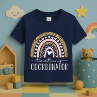 Testing Coordinator Rainbow Leopard Test Day Teacher Student Toddler T-Shirt