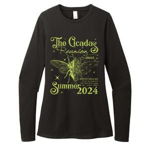 The Cicada Reunion U.S 2024 Cicada Concert Fest Lover Womens CVC Long Sleeve Shirt