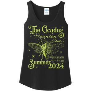 The Cicada Reunion U.S 2024 Cicada Concert Fest Lover Ladies Essential Tank