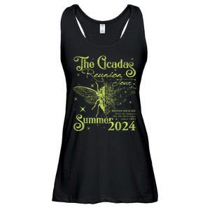 The Cicada Reunion U.S 2024 Cicada Concert Fest Lover Ladies Essential Flowy Tank