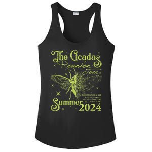 The Cicada Reunion U.S 2024 Cicada Concert Fest Lover Ladies PosiCharge Competitor Racerback Tank