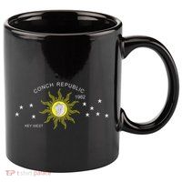 The Conch Republic Flag 11oz C Handle Ceramic Mug