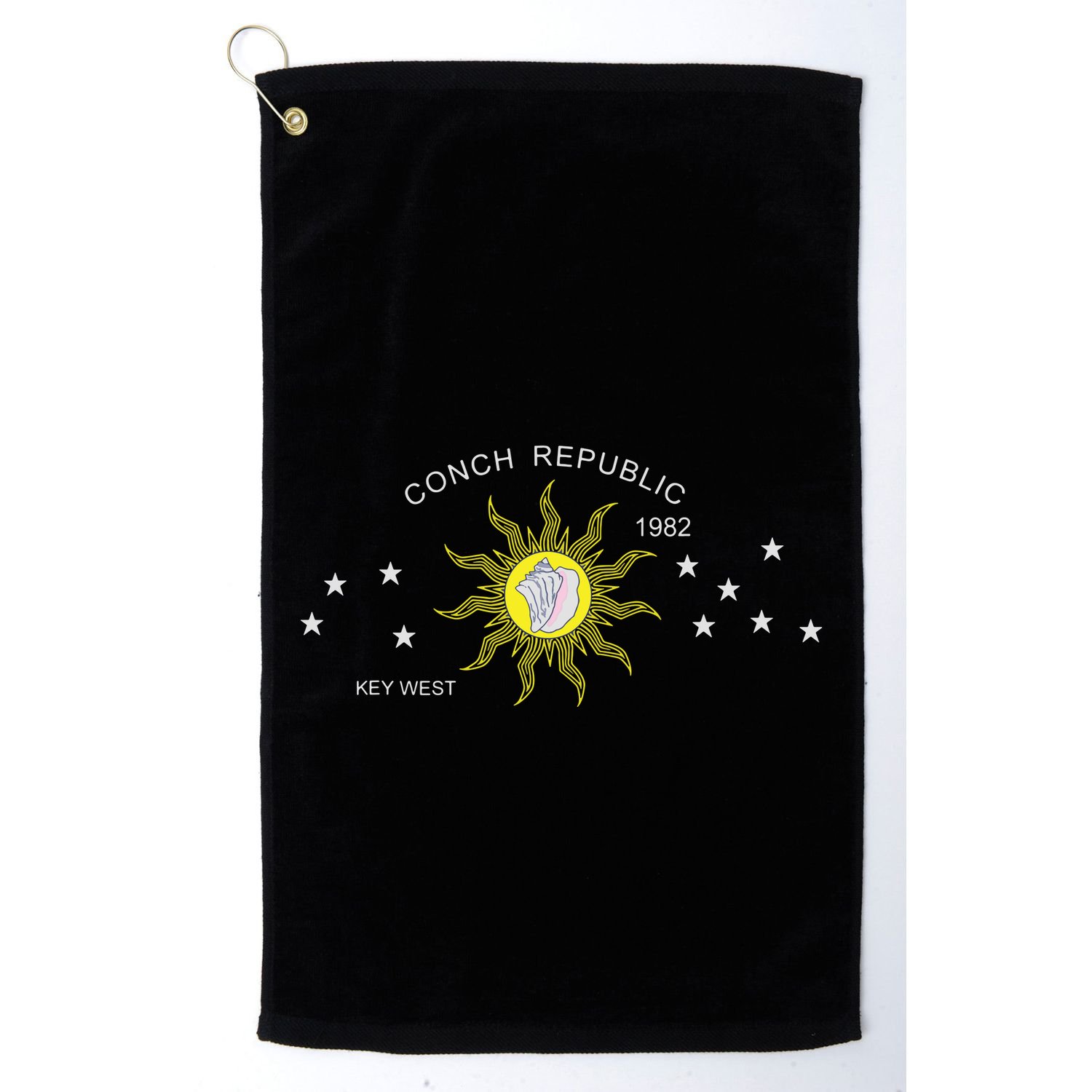The Conch Republic Flag Golf Towel