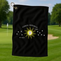 The Conch Republic Flag Golf Towel