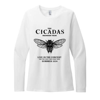 The Cicadas Reunion Tours 2024 Funny Cicadas Lover Womens CVC Long Sleeve Shirt