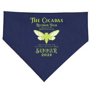 The Cicada Reunion U.S 2024 Cicada Concert Fest Lover USA-Made Doggie Bandana