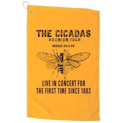 The Cicadas Reunion Summer 2024 Cicada Platinum Collection Golf Towel