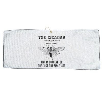 The Cicadas Reunion Summer 2024 Cicada Large Microfiber Waffle Golf Towel