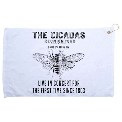 The Cicadas Reunion Summer 2024 Cicada Grommeted Golf Towel