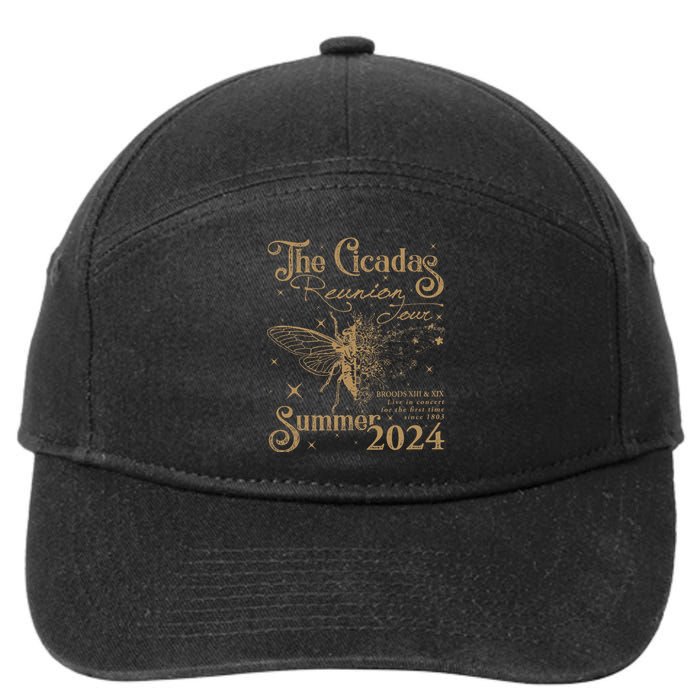 The Cicada Reunion U.S 2024 Cicadas Concert Fest 7-Panel Snapback Hat