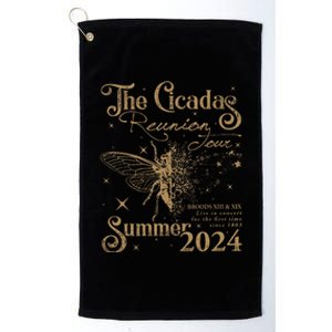 The Cicada Reunion U.S 2024 Cicadas Concert Fest Platinum Collection Golf Towel