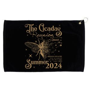 The Cicada Reunion U.S 2024 Cicadas Concert Fest Grommeted Golf Towel