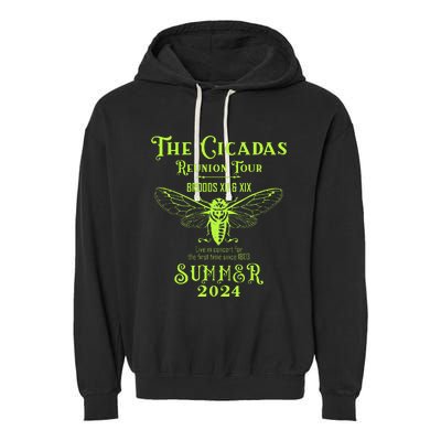 The Cicada Reunion Broods Xix & Xiii Summer 2024 Garment-Dyed Fleece Hoodie