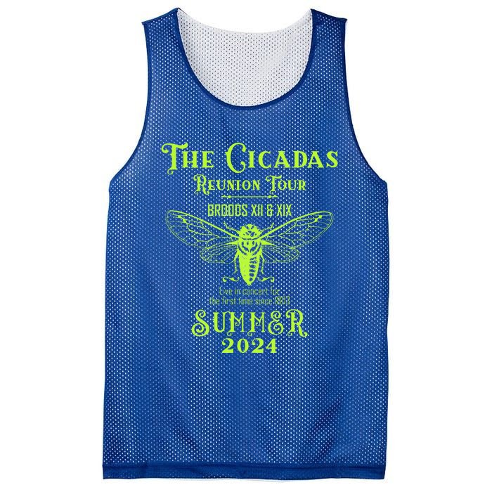 The Cicada Reunion Broods Xix & Xiii Summer 2024 Mesh Reversible Basketball Jersey Tank