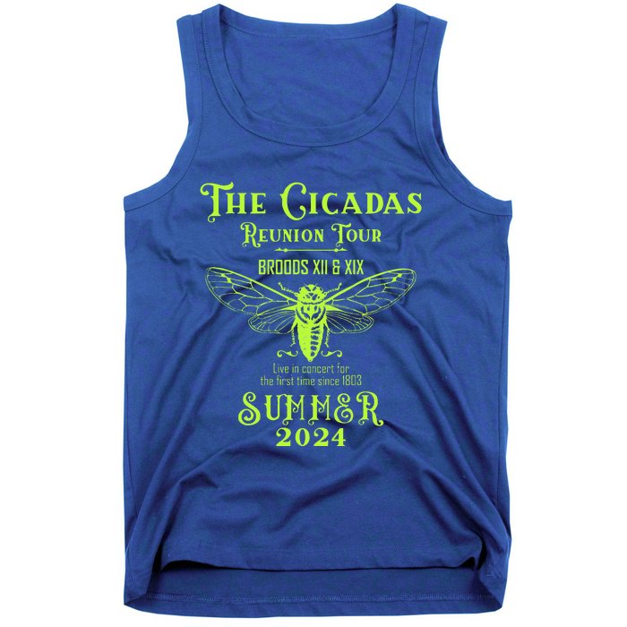 The Cicada Reunion Broods Xix & Xiii Summer 2024 Tank Top