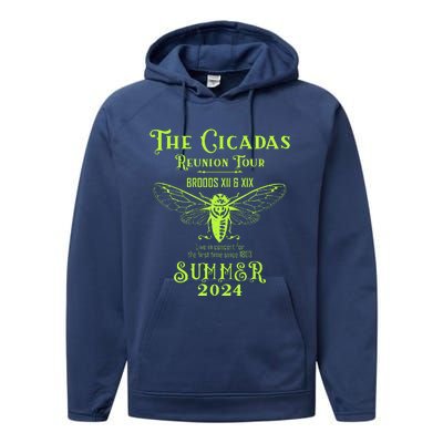 The Cicada Reunion Broods Xix & Xiii Summer 2024 Performance Fleece Hoodie