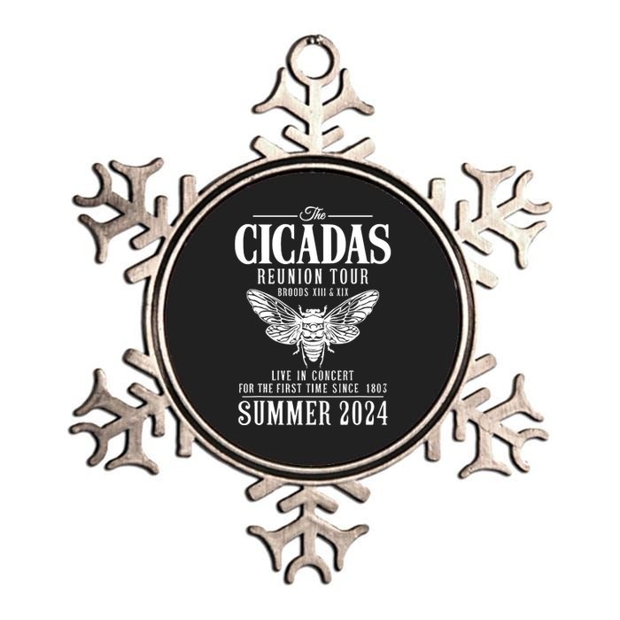 The Cicadas Reunion Tou.R Broods Xiii And Xix Summer 2024 Metallic Star Ornament