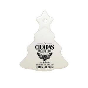 The Cicadas Reunion Tou.R Broods Xiii And Xix Summer 2024 Ceramic Tree Ornament