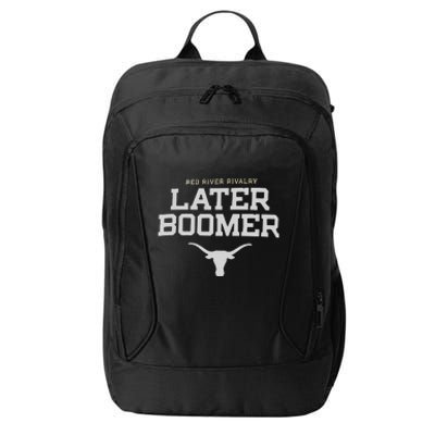 Texas Champion Red River Rivalry Slogan Longhorns City Backpack