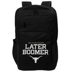 Texas Champion Red River Rivalry Slogan Longhorns Impact Tech Backpack