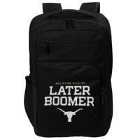 Texas Champion Red River Rivalry Slogan Longhorns Impact Tech Backpack