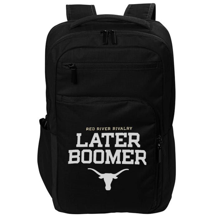 Texas Champion Red River Rivalry Slogan Longhorns Impact Tech Backpack