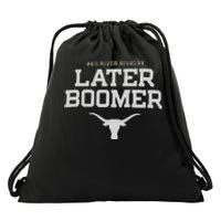 Texas Champion Red River Rivalry Slogan Longhorns Drawstring Bag