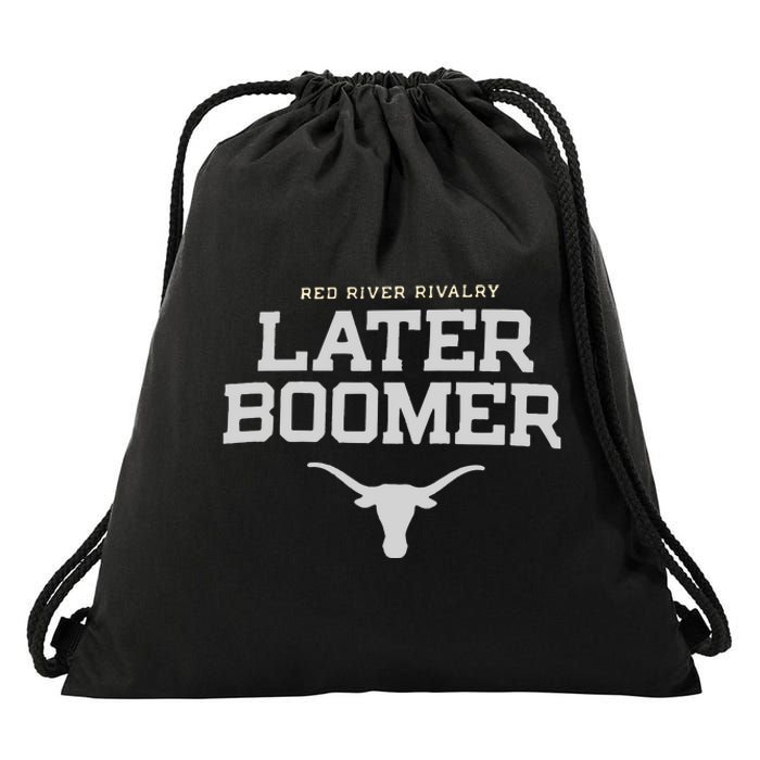 Texas Champion Red River Rivalry Slogan Longhorns Drawstring Bag