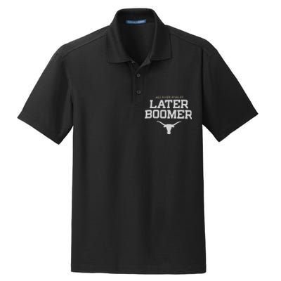 Texas Champion Red River Rivalry Slogan Longhorns Dry Zone Grid Polo